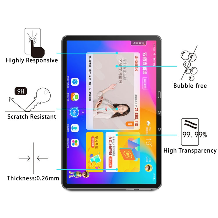 75 PCS 9H 2.5D Explosion-proof Tempered Tablet Glass Film, For readboy C18 (75 PCS ), For Nokia T20 (75 PCS)