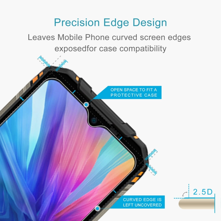 50pcs 0.26mm 9H 2.5D Tempered Glass Film, For Doogee S96GT (50 PCS)