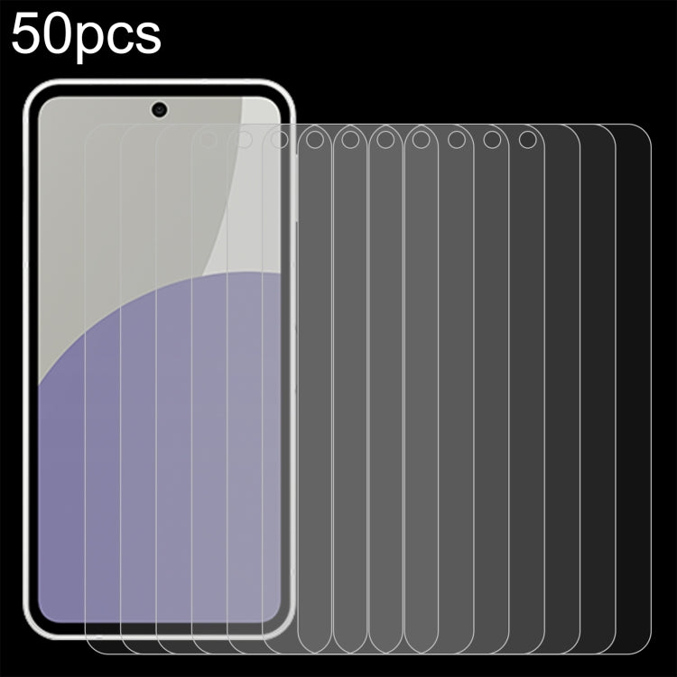 50pcs 0.26mm 9H 2.5D Tempered Glass Film, For Sharp Aquos wish5, For Sharp Basio Active3, For Sharp Aquos Sense9 Plus, For Sharp Aquos Sense9, For Sharp Aquos Wish4, For Sharp Aquos R9, For Sharp Basio Active, For Sharp Aquos R8 Pro, For Sharp Aquos R8...