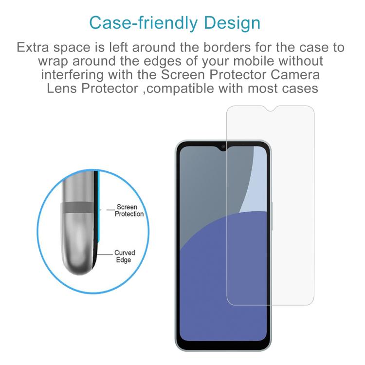 50pcs 0.26mm 9H 2.5D Tempered Glass Film, For Sharp Aquos wish5, For Sharp Basio Active3, For Sharp Aquos Sense9 Plus, For Sharp Aquos Sense9, For Sharp Aquos Wish4, For Sharp Aquos R9, For Sharp Basio Active, For Sharp Aquos R8 Pro, For Sharp Aquos R8...