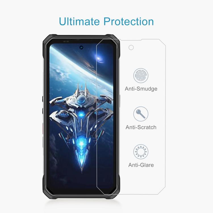 50pcs 0.26mm 9H 2.5D Tempered Glass Film, For Oukitel WP100 Titan, For Oukitel WP55 Pro, For Oukitel K13 Pro, For Oukitel WP26 (50pcs)