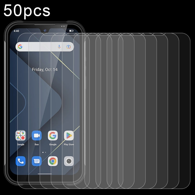 50pcs 0.26mm 9H 2.5D Tempered Glass Film, For UNIWA K626, For UNIWA W555