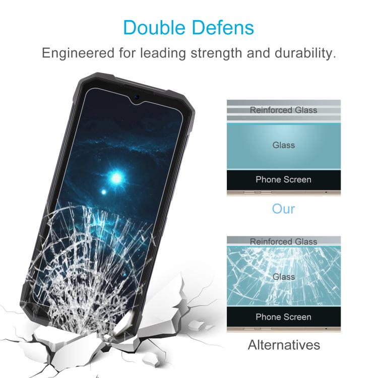 50pcs 0.26mm 9H 2.5D Tempered Glass Film, For HOTWAV Hyper 7, For HOTWAV Cyber 13, For HOTWAV T7 Pro