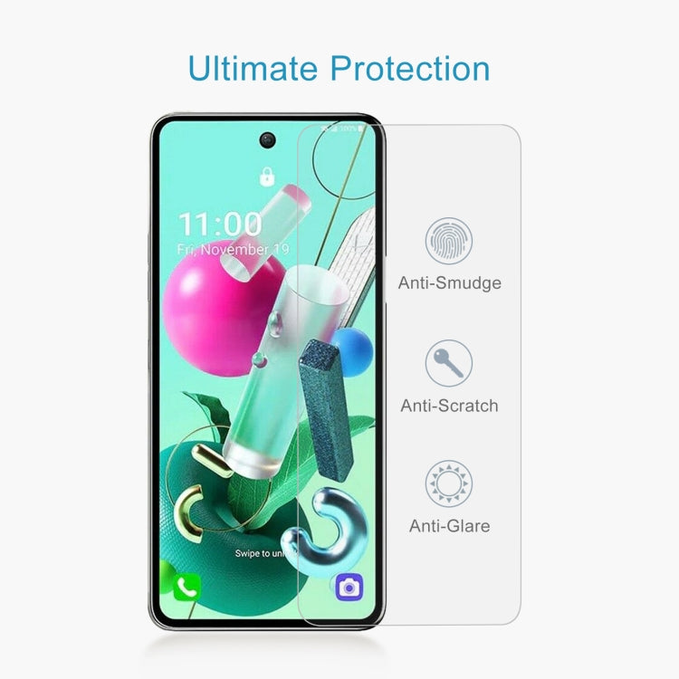 50pcs 0.26mm 9H 2.5D Tempered Glass Film
