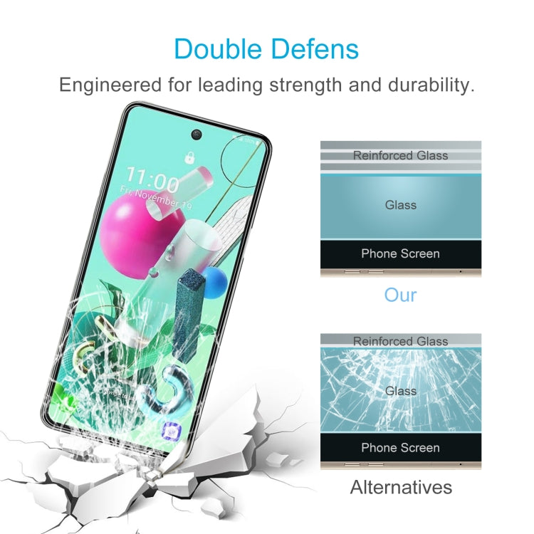 50pcs 0.26mm 9H 2.5D Tempered Glass Film