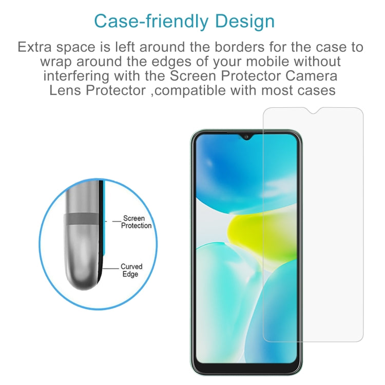 50pcs 0.26mm 9H 2.5D Tempered Glass Film