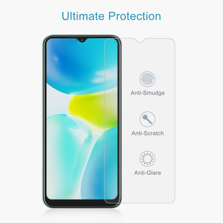 50pcs 0.26mm 9H 2.5D Tempered Glass Film