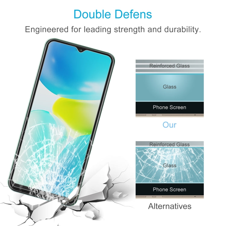 50pcs 0.26mm 9H 2.5D Tempered Glass Film