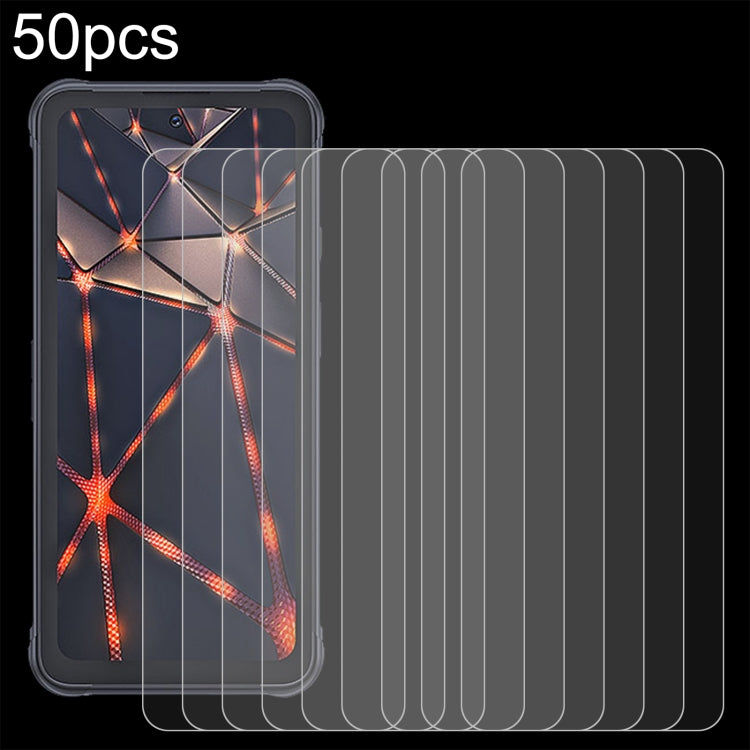 50pcs 0.26mm 9H 2.5D Tempered Glass Film