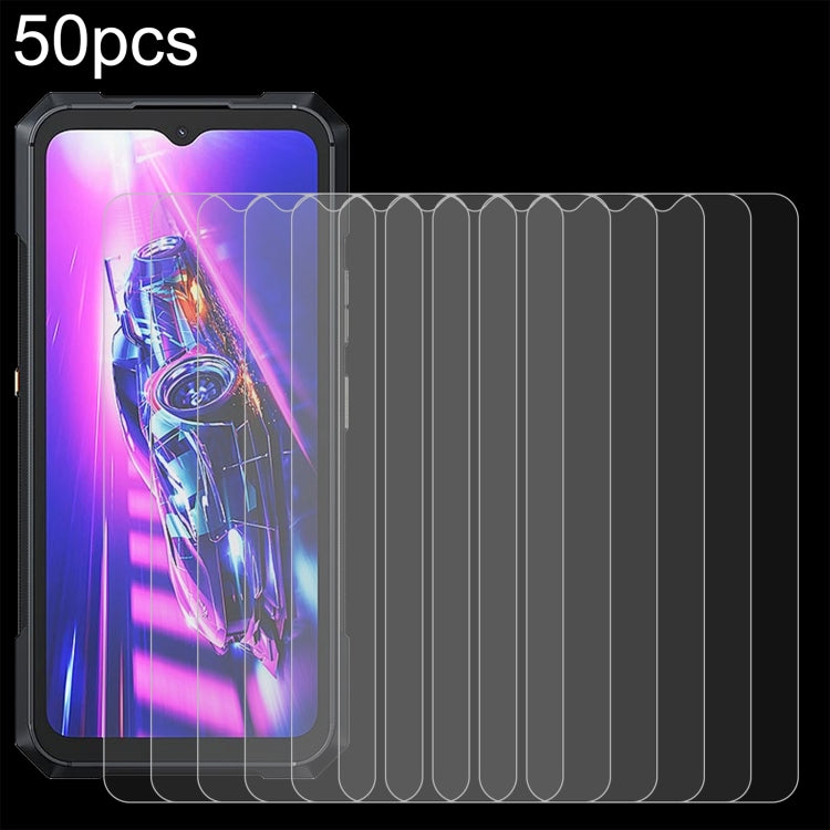 50pcs 0.26mm 9H 2.5D Tempered Glass Film