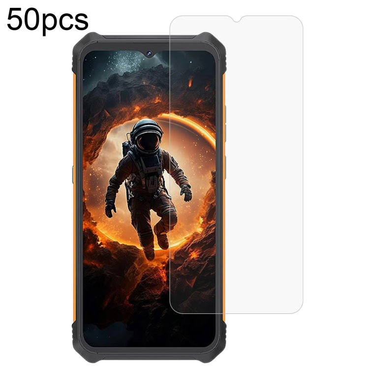 50pcs 0.26mm 9H 2.5D Tempered Glass Film