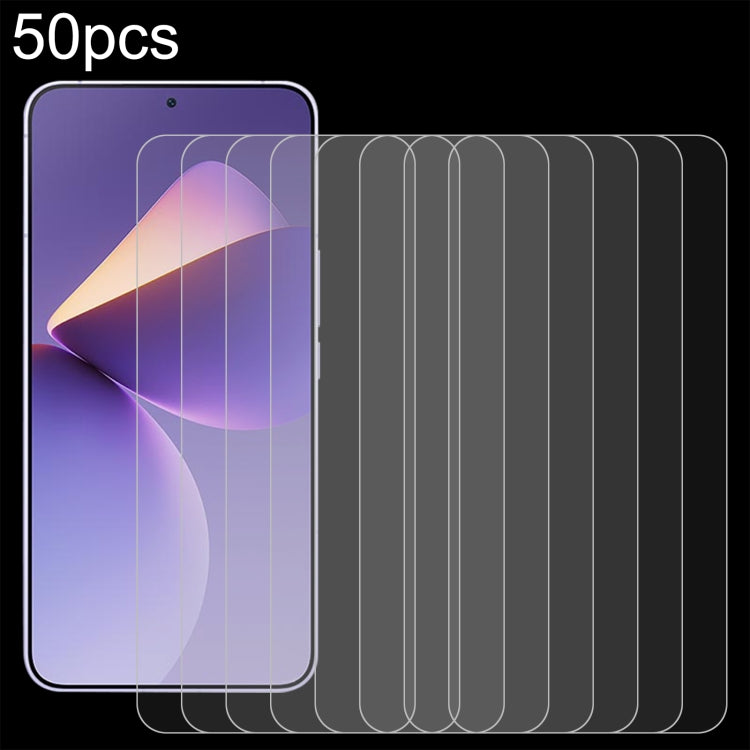50pcs 0.26mm 9H 2.5D Tempered Glass Film, For Meizu Note 16 Pro, For Meizu Lucky 08, For Meizu Blue 20, For Meizu 21 Note, For Meizu 21 Pro, For Meizu 21, For Meizu 20 Classic