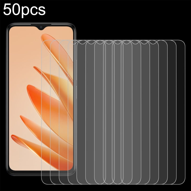 50pcs 0.26mm 9H 2.5D Tempered Glass Film, For Meizu Note 16 Pro, For Meizu Lucky 08, For Meizu Blue 20, For Meizu 21 Note, For Meizu 21 Pro, For Meizu 21, For Meizu 20 Classic