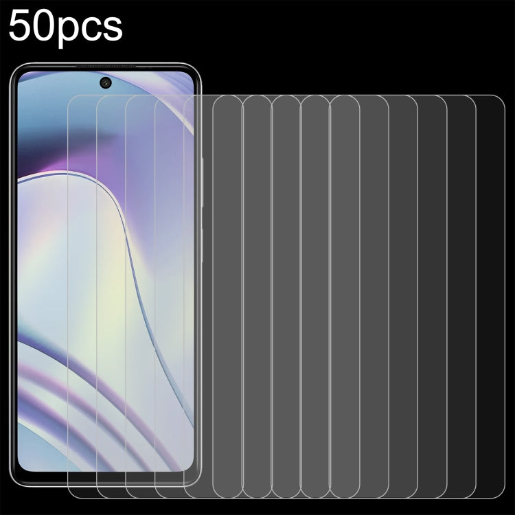 50pcs 0.26mm 9H 2.5D Tempered Glass Film