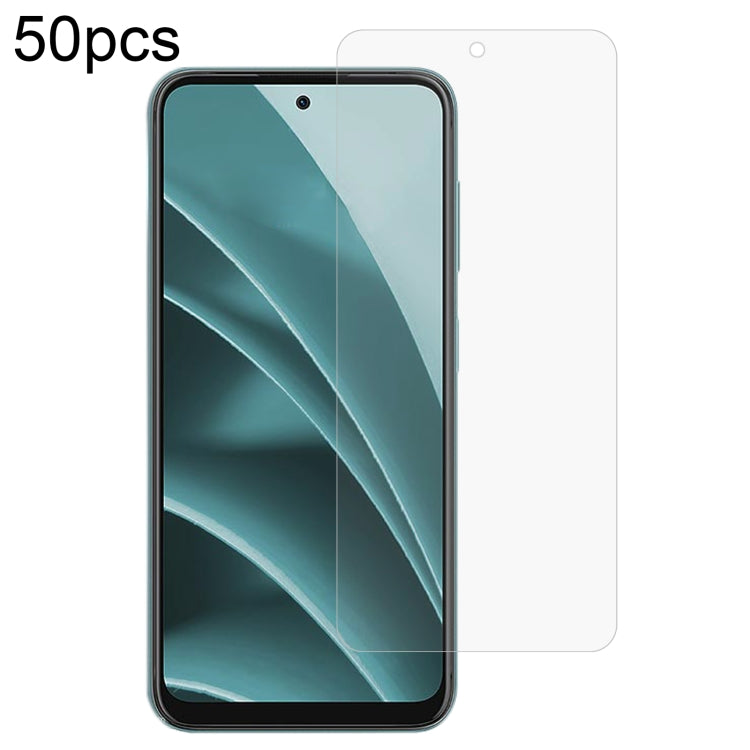 50pcs 0.26mm 9H 2.5D Tempered Glass Film