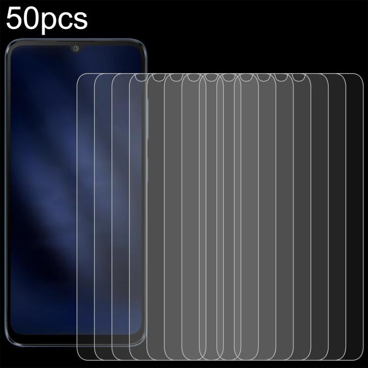 50pcs 0.26mm 9H 2.5D Tempered Glass Film