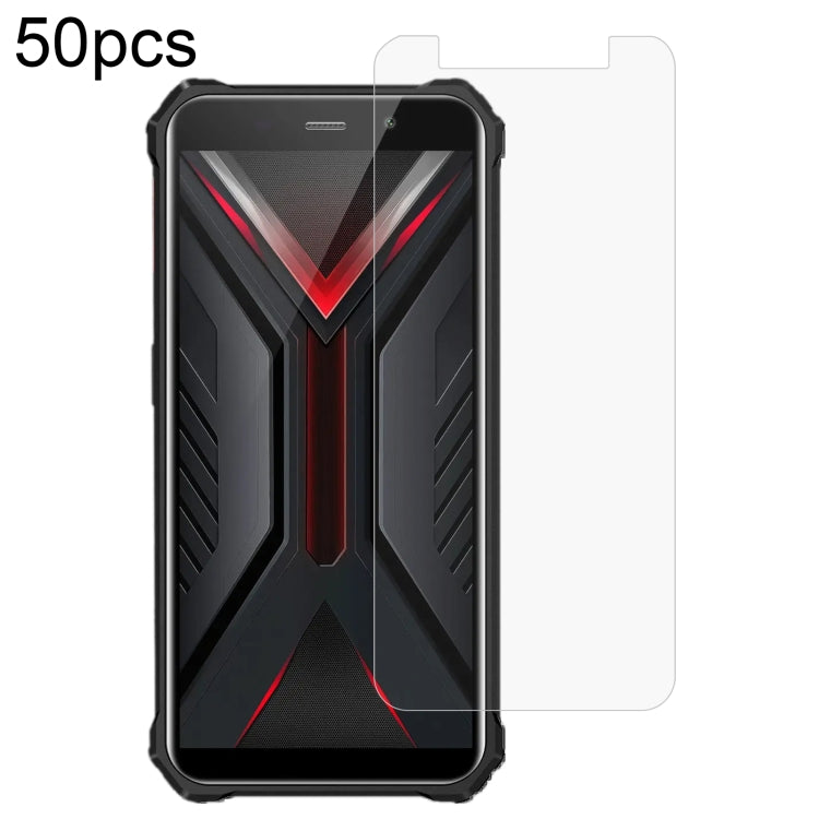 50pcs 0.26mm 9H 2.5D Tempered Glass Film, For FOSSiBOT F112 Pro, For FOSSiBOT F107 Pro, For FOSSiBOT F101 Pro, For FOSSiBOT F102, For FOSSiBOT F101