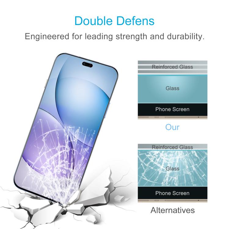 50pcs 0.26mm 9H 2.5D Tempered Glass Film