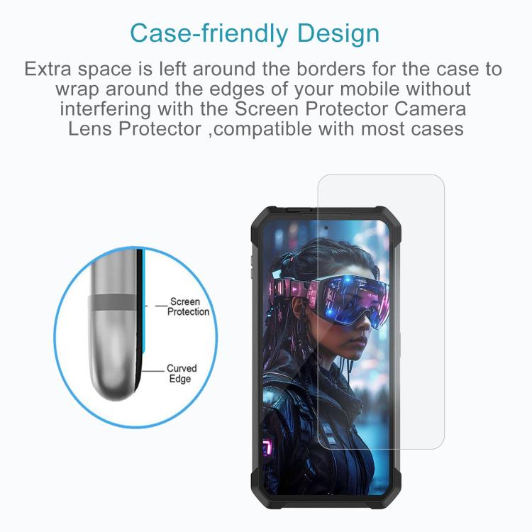 50pcs 0.26mm 9H 2.5D Tempered Glass Film