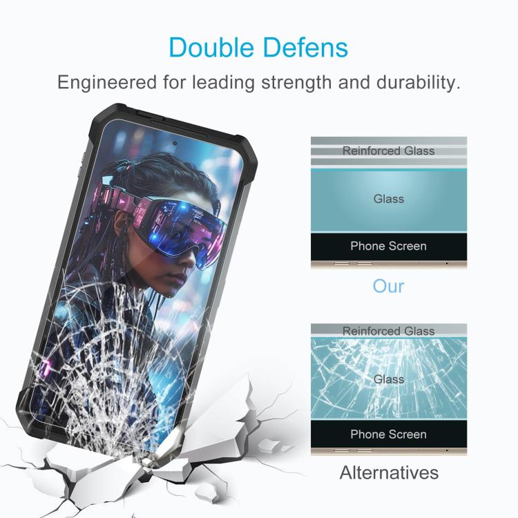 50pcs 0.26mm 9H 2.5D Tempered Glass Film
