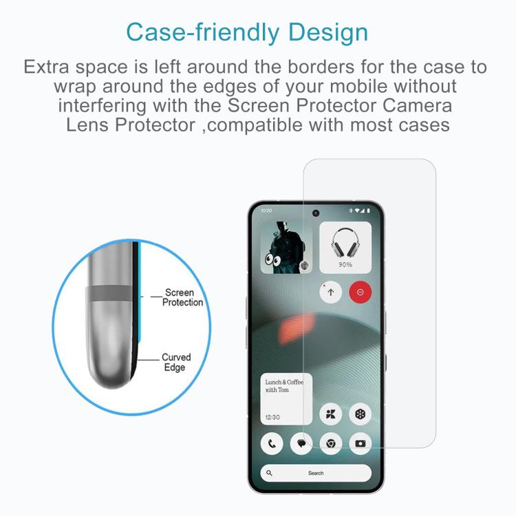 50pcs 0.26mm 9H 2.5D Tempered Glass Film, For Nothing Phone 3, For Nothing CMF Phone 2 Pro, For Nothing Phone 3a, For Nothing Phone 3a Pro, For Nothing Phone 2a Plus, For Nothing CMF Phone 1, For Nothing Phone 2a