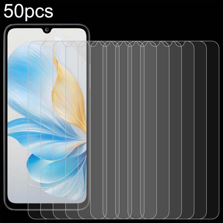 50pcs 0.26mm 9H 2.5D Tempered Glass Film, For Fossibot S2, For Fossibot S1 5G, For Fossibot F106 Pro