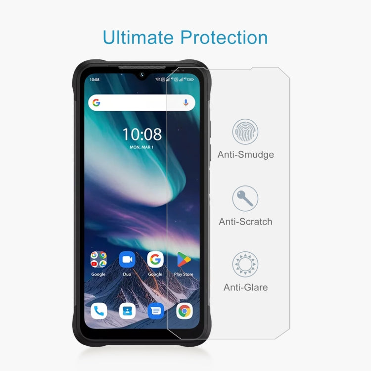 50pcs 3D 0.3mm Fine Hole High Aluminum Tempered Glass Film, For Umidigi Bison X20