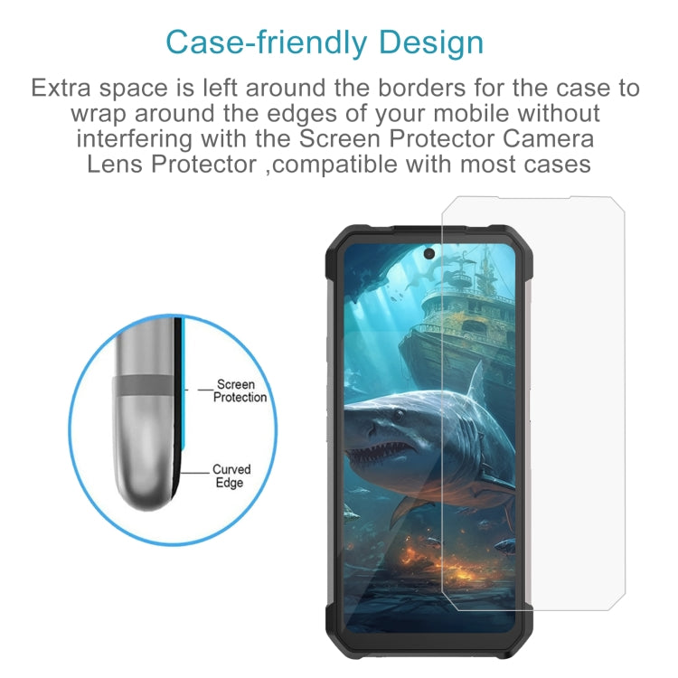50pcs 3D 0.3mm Fine Hole High Aluminum Tempered Glass Film, For UNIHERTZ Shark 5G