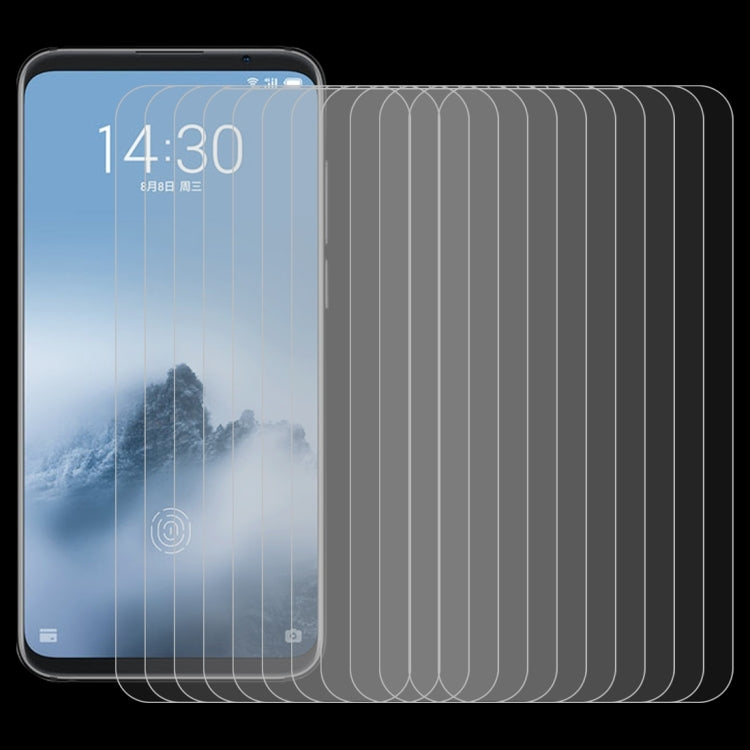 100 PCS 0.26mm 9H 2.5D Tempered Glass Film for Meizu 16, For 16(100PCS)