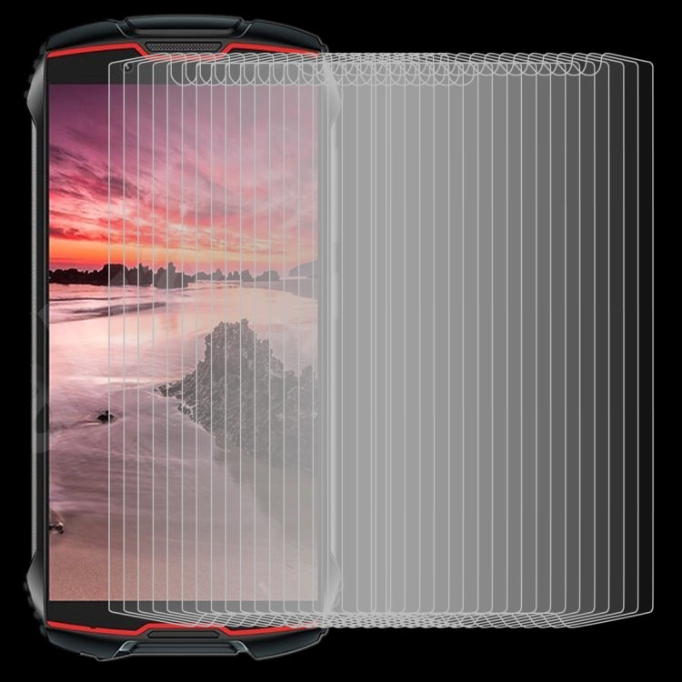 50 PCS 0.26mm 9H Surface Hardness 2.5D Explosion-proof Tempered Glass Non-full Screen Film, For Cubot KingKong Mini (50 PCS), For Blackview BV6600 (50 PCS), For Oukitel WP10, For Cubot C20 (50 PCS)