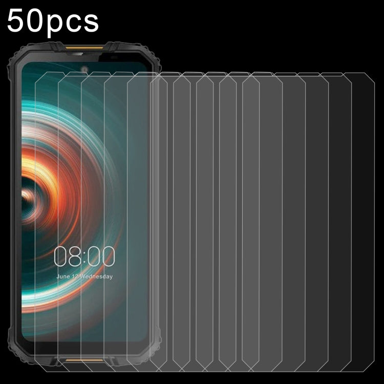 50 PCS 0.26mm 9H Surface Hardness 2.5D Explosion-proof Tempered Glass Non-full Screen Film, For Cubot KingKong Mini 2 (50 PCS), For Cubot KingKong Mini (50 PCS), For Blackview BV6600 (50 PCS), For Oukitel WP10, For Cubot C20 (50 PCS)