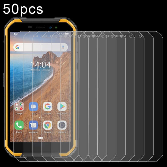 50 PCS 0.26mm 9H 2.5D Tempered Glass Film, For Ulefone Armor X6 (50 PCS), For Ulefone Power Armor 14 (50 PCS), For Blackview Oscal C20 Pro (50 PCS), For Umidigi A11s (50 PCS)