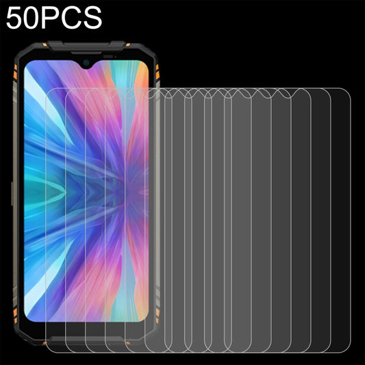 50pcs 0.26mm 9H 2.5D Tempered Glass Film, For Doogee S96GT (50 PCS)