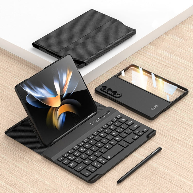 Magnetic Folding Bluetooth Keyboard Leather Case, For Samsung Galaxy Z Fold4 5G