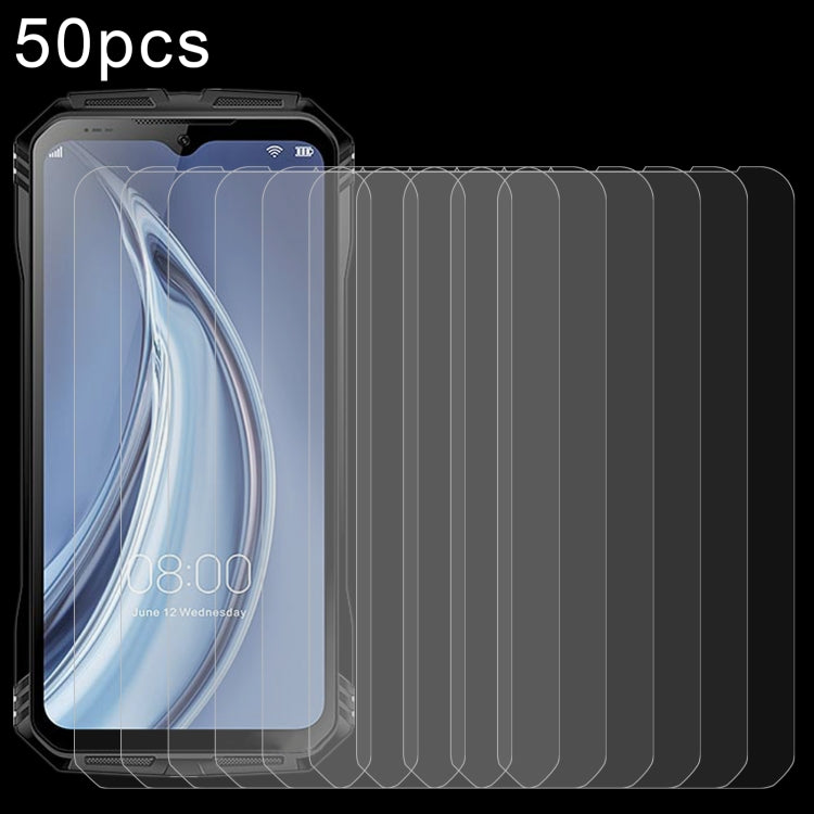 For Unihertz Tank / Tank 2 / Tank 3 50pcs 0.26mm 9H 2.5D Tempered Glass Film, For Unihertz Tank / Tank 2 / Tank 3 (50 PCS), For Unihertz TickTock-S (50 PCS), For Doogee S100 (50 PCS), For Doogee V Max (50 PCS), For Oukitel C32 Pro (50 PCS)