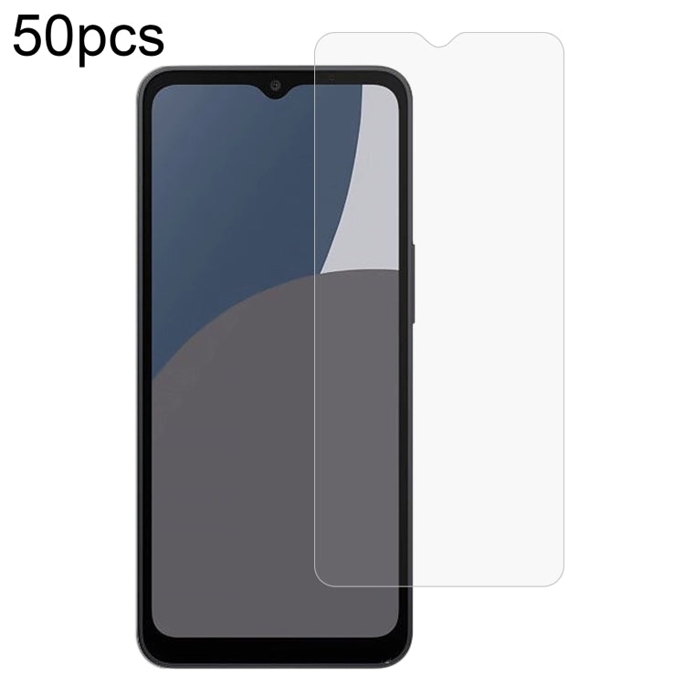 50pcs 0.26mm 9H 2.5D Tempered Glass Film, For Sharp Aquos wish5, For Sharp Basio Active3, For Sharp Aquos Sense9 Plus, For Sharp Aquos Sense9, For Sharp Aquos Wish4, For Sharp Aquos R9, For Sharp Basio Active, For Sharp Aquos R8 Pro, For Sharp Aquos R8...