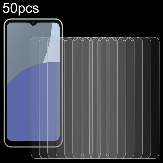 50pcs 0.26mm 9H 2.5D Tempered Glass Film, For Sharp Aquos wish5, For Sharp Basio Active3, For Sharp Aquos Sense9 Plus, For Sharp Aquos Sense9, For Sharp Aquos Wish4, For Sharp Aquos R9, For Sharp Basio Active, For Sharp Aquos R8 Pro, For Sharp Aquos R8...