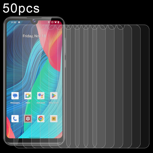 50pcs 0.26mm 9H 2.5D Tempered Glass Film, For UNIWA K626, For UNIWA W555