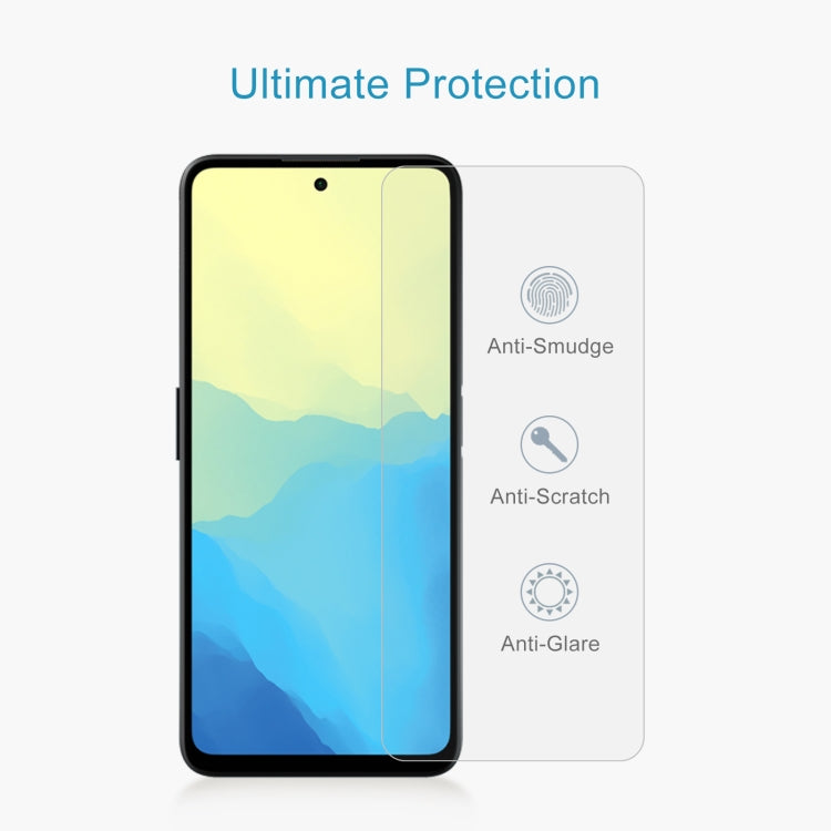 50pcs 0.26mm 9H 2.5D Tempered Glass Film, For Hisense Infinity H50S 5G, For Hisense Infinity H60 Zoom, For Hisense E32 Pro, For Hisense U60