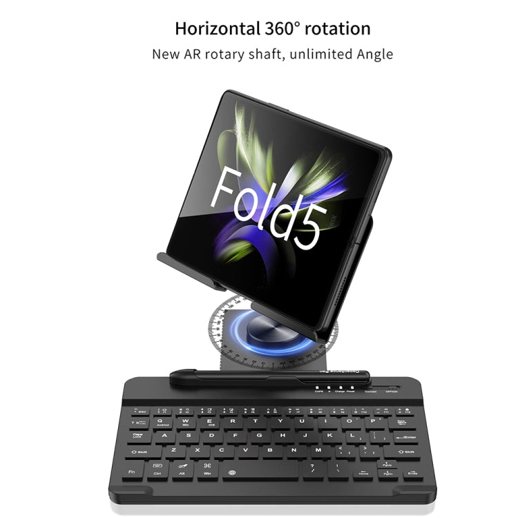 GKK Folding Holder + Keyboard + Pen + Mouse Set, For Samsung Galaxy Z Fold5