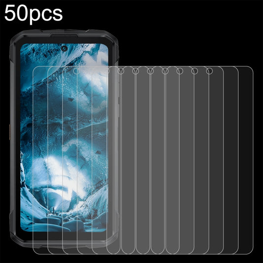 50pcs 0.26mm 9H 2.5D Tempered Glass Film, For Hotwav Cyber X