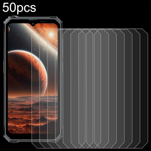 50pcs 0.26mm 9H 2.5D Tempered Glass Film, For Blackview BV6200 Plus / BV6200 Pro