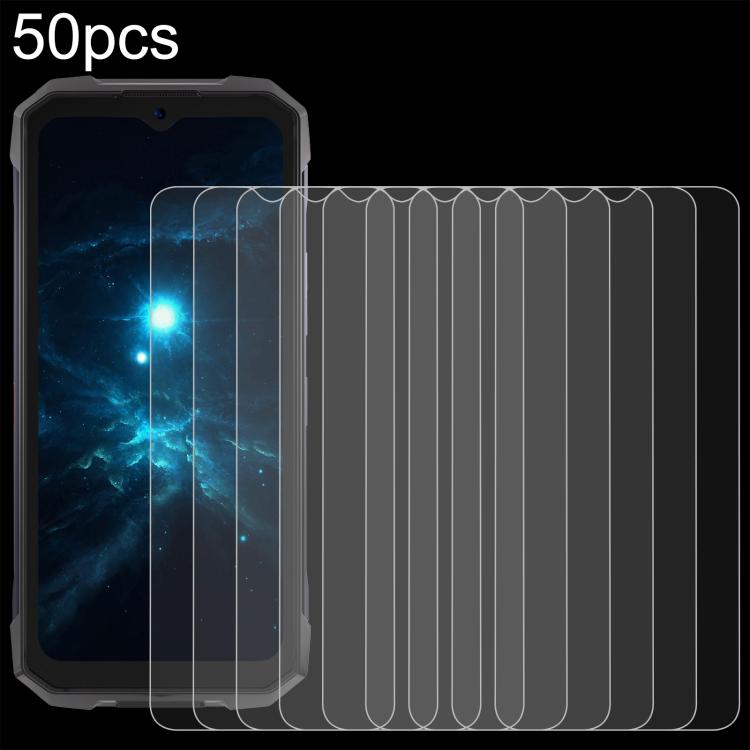 50pcs 0.26mm 9H 2.5D Tempered Glass Film, For HOTWAV Note 18 Pro, For HOTWAV Note 18 GT, For HOTWAV Hyper 7, For HOTWAV Cyber 13, For HOTWAV T7 Pro