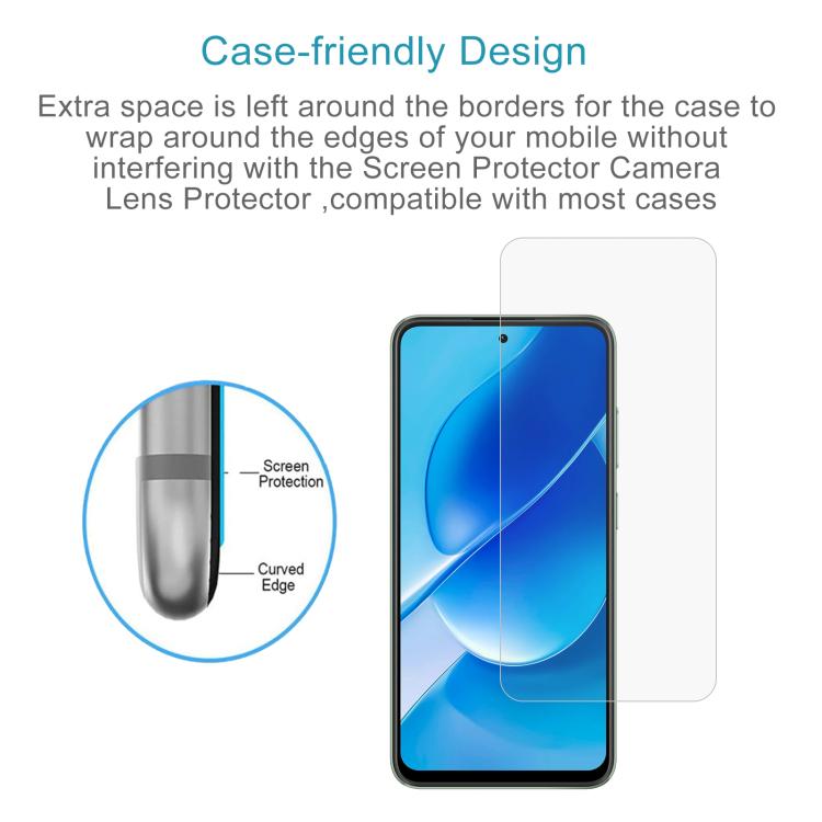 50pcs 0.26mm 9H 2.5D Tempered Glass Film, For HOTWAV Note 18 Pro, For HOTWAV Note 18 GT, For HOTWAV Hyper 7, For HOTWAV Cyber 13, For HOTWAV T7 Pro