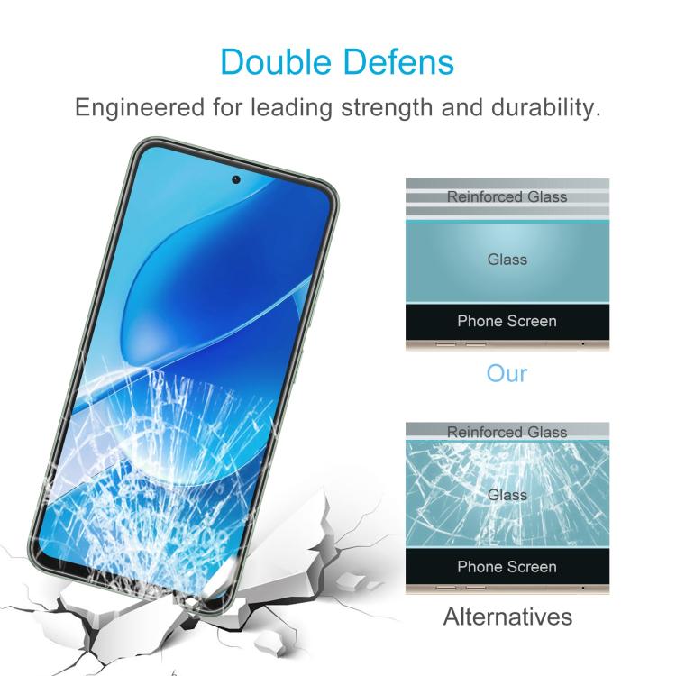 50pcs 0.26mm 9H 2.5D Tempered Glass Film, For HOTWAV Note 18 Pro, For HOTWAV Note 18 GT, For HOTWAV Hyper 7, For HOTWAV Cyber 13, For HOTWAV T7 Pro
