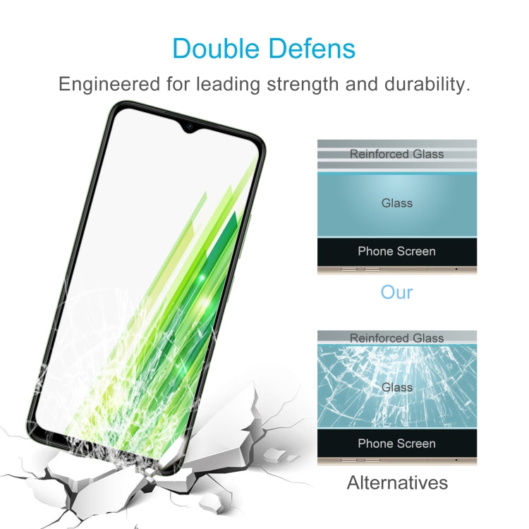 50pcs 0.26mm 9H 2.5D Tempered Glass Film, For itel P55 5G, For itel RS4, For itel S24, For itel P55+, For itel P55, For itel A05s, For itel A70, For itel A60s, For Itel A35, For itel A25, For itel S23+