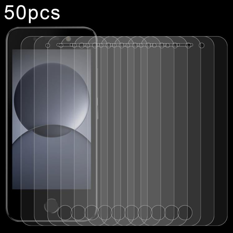 50pcs 0.26mm 9H 2.5D Tempered Glass Film