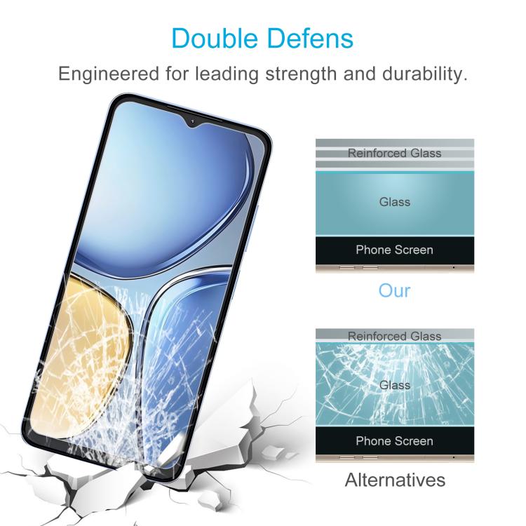 50pcs 0.26mm 9H 2.5D Tempered Glass Film