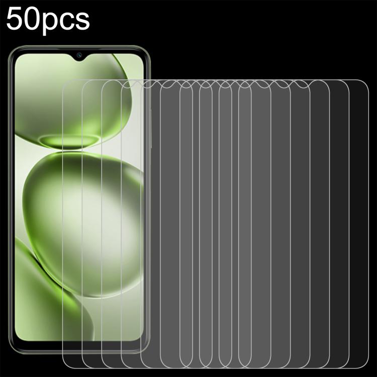 50pcs 0.26mm 9H 2.5D Tempered Glass Film, For itel Zeno 20 Max 4G, For itel A100C 4G, For itel A100 4G, For itel Super 26 Ultra, For itel TS Pro, For itel Zeno 20, For itel A20, For itel A24 Pro, For itel Vision 5, For itel A90, For itel City 100      ...