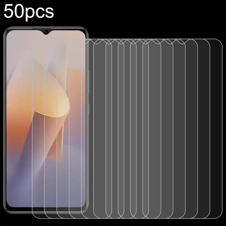 50pcs 0.26mm 9H 2.5D Tempered Glass Film, For Cubot Note 60 4G, For Cubot J20, For Cubot A1, For Cubot Pocket 3, For Cubot A40, For Cubot A30, For Cubot A20, For Cubot Max 5, For Cubot KingKong ES, For Cubot X90, For Cubot A10, For Cubot KingKong Ace 3...